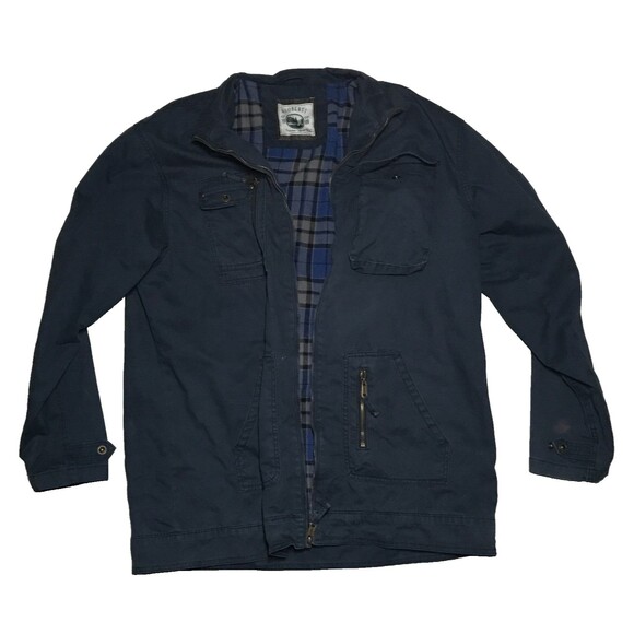Gioberti Men's 100% Cotton Casual Twill Multi Pocket Cargo Jacket 2XL - Picture 1 of 2